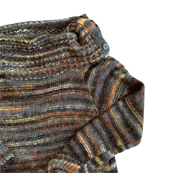 Verve Ami Boho Woven Knit Cowl Neck Sweater - Picture 4 of 6